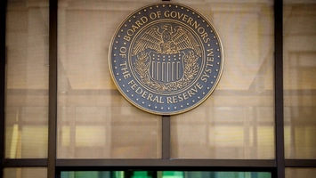 Seal of the Board of Governors of the Federal Reserve System on a building exterior